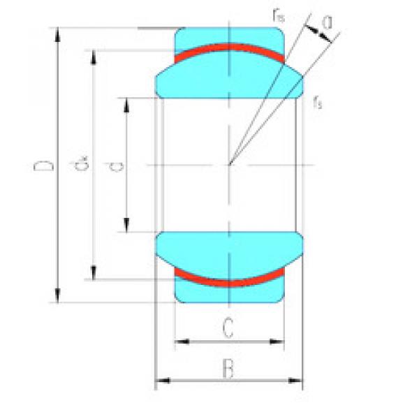 підшипник GEG12N LS #1 image