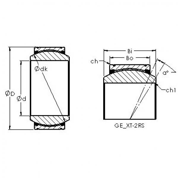 підшипник GEG240XT-2RS AST #1 image