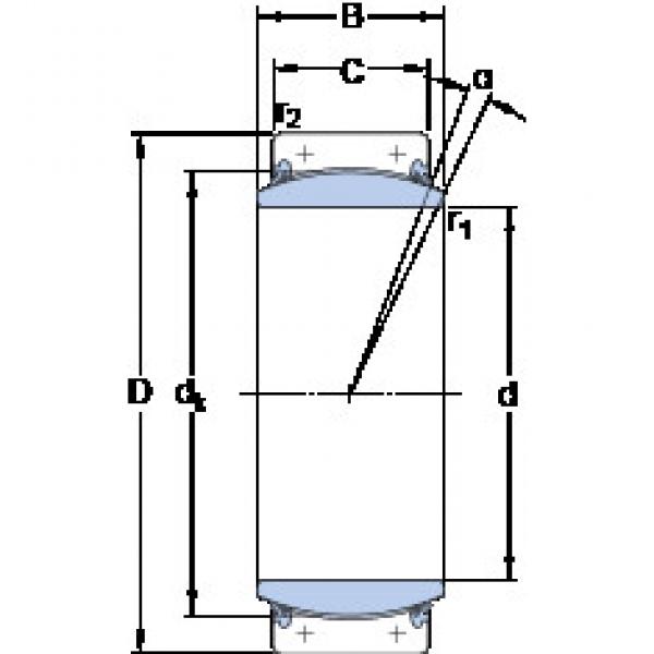 підшипник GEC 530 TXA-2RS SKF #1 image