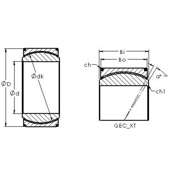 підшипник GEH240XT AST #1 image