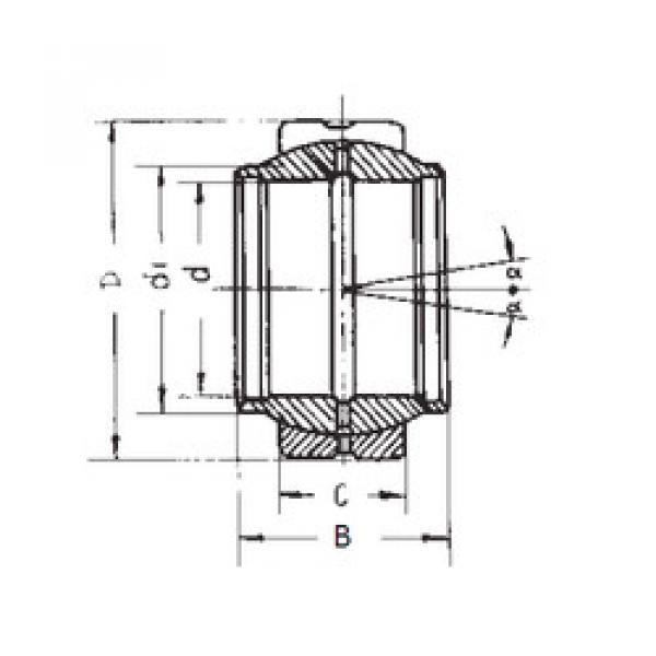 підшипник GEEW17ES FBJ #1 image