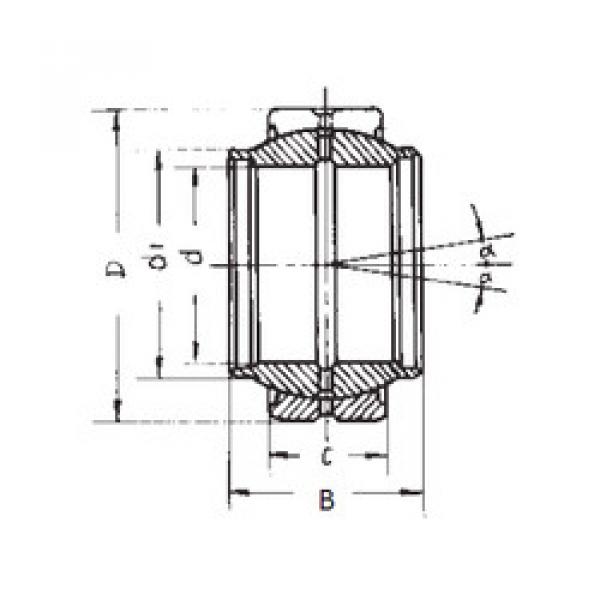 підшипник GEEW40ES-2RS FBJ #1 image