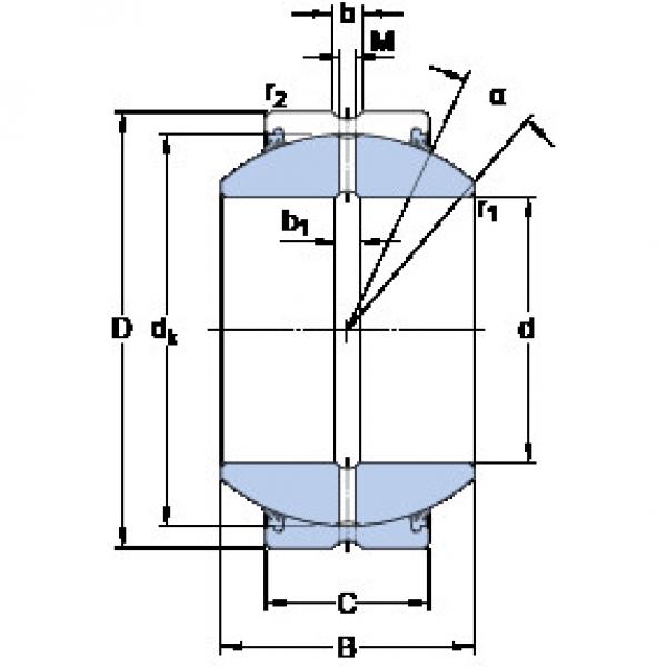 підшипник GEZH 312 ES-2RS SKF #1 image