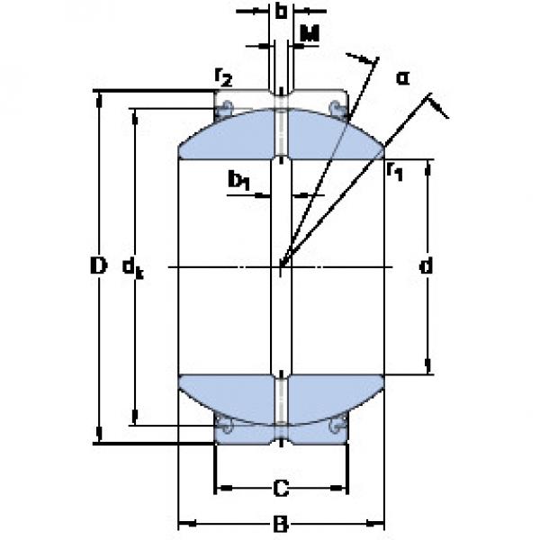 підшипник GEZH 308 ES-2LS SKF #1 image