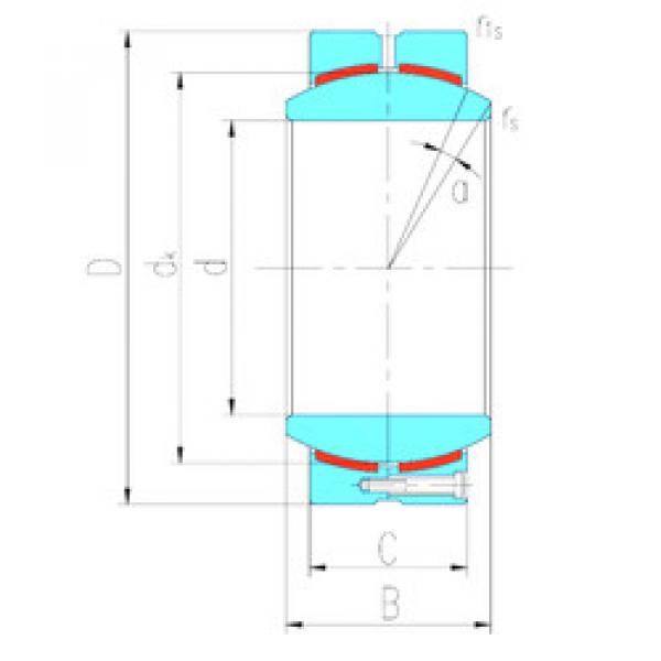 підшипник GEH240HC LS #1 image