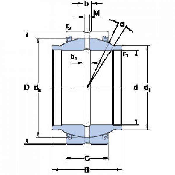 підшипник GEZM 106 ES-2LS SKF #1 image