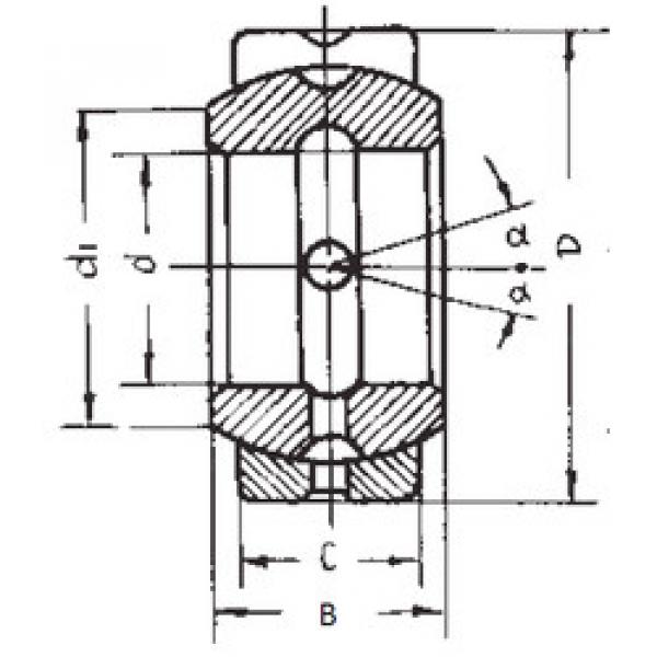 підшипник GEZ34ES FBJ #1 image