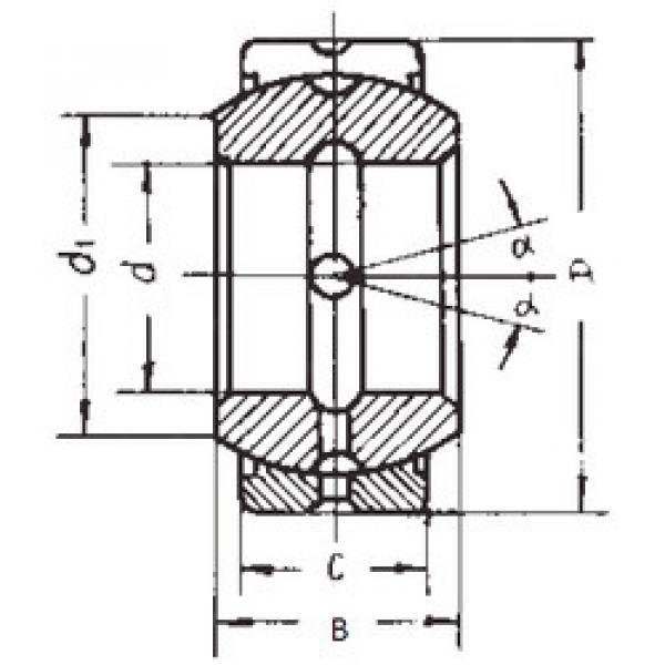 підшипник GEZ50ES-2RS FBJ #1 image