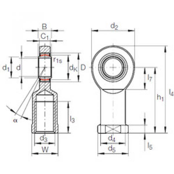 підшипник GIR 45 UK-2RS INA #1 image