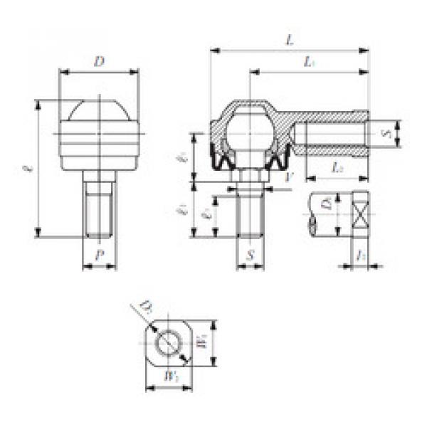 підшипник LHSA 14 IKO #1 image