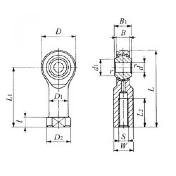 підшипник PHSB 12 IKO #1 image