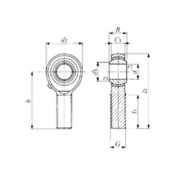 підшипник POS 20 IKO #1 image