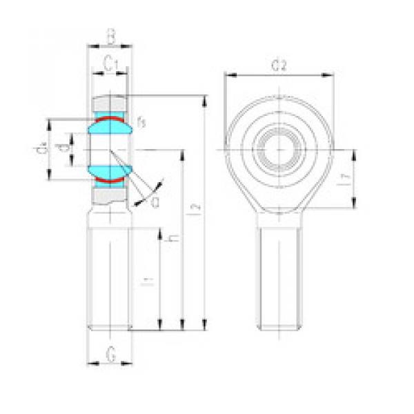 підшипник SAK16C LS #1 image