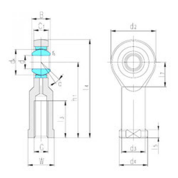 підшипник SI17ET-2RS LS #1 image