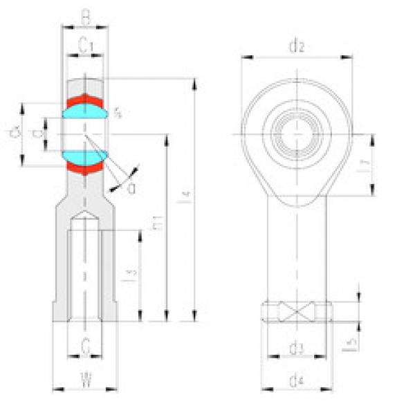 підшипник SIBP12N LS #1 image