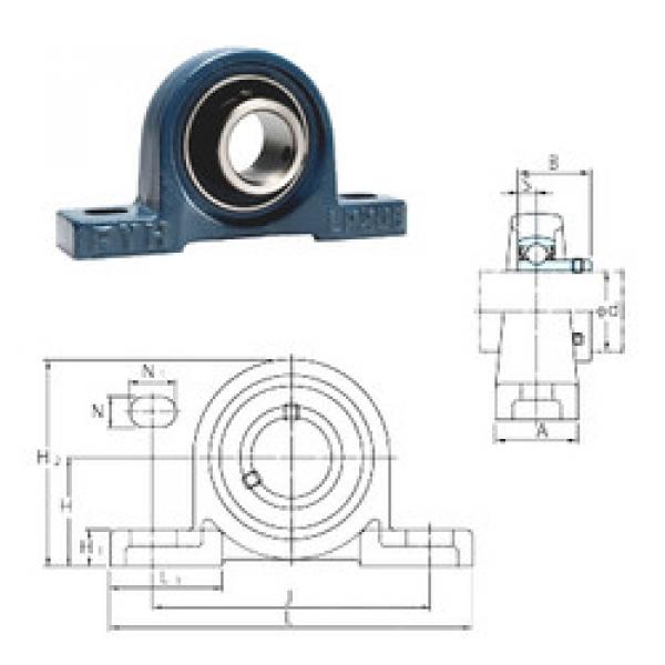 підшипник BLP202 FYH #1 image