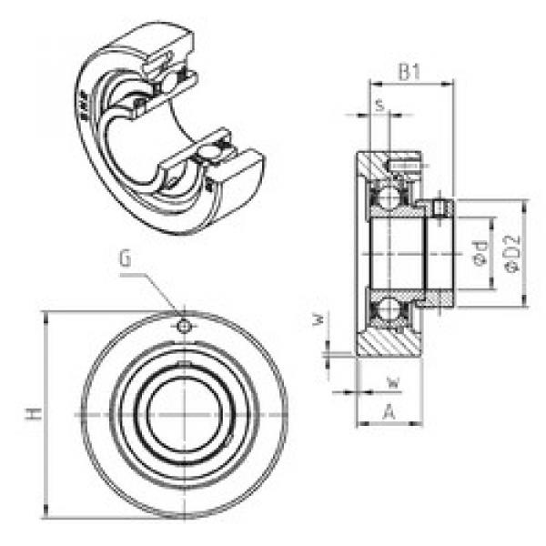 підшипник ESC202 SNR #1 image