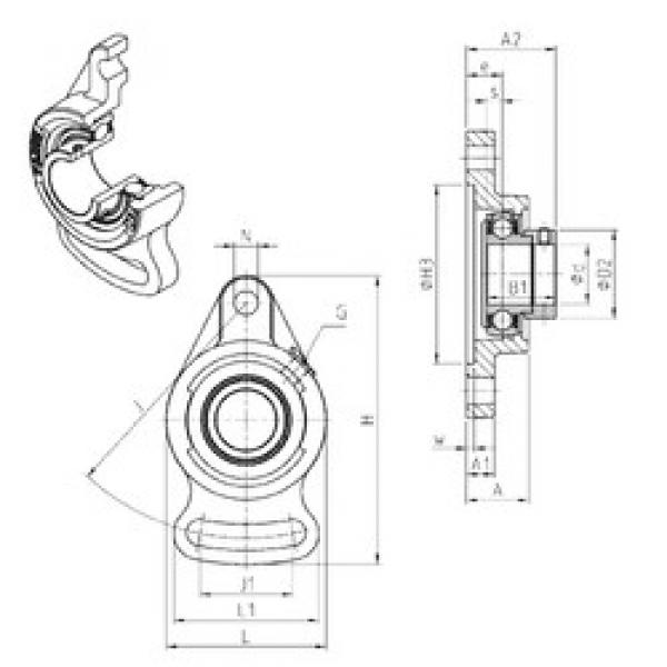 підшипник ESFAE205 SNR #1 image