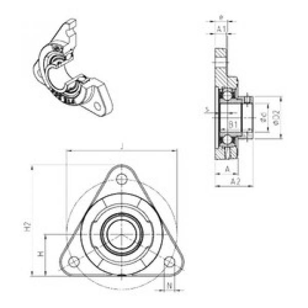 підшипник ESFTE203 SNR #1 image