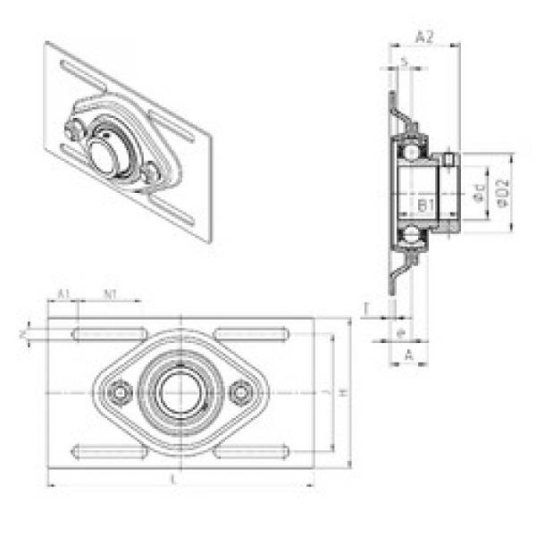 підшипник ESPFE205 SNR #1 image