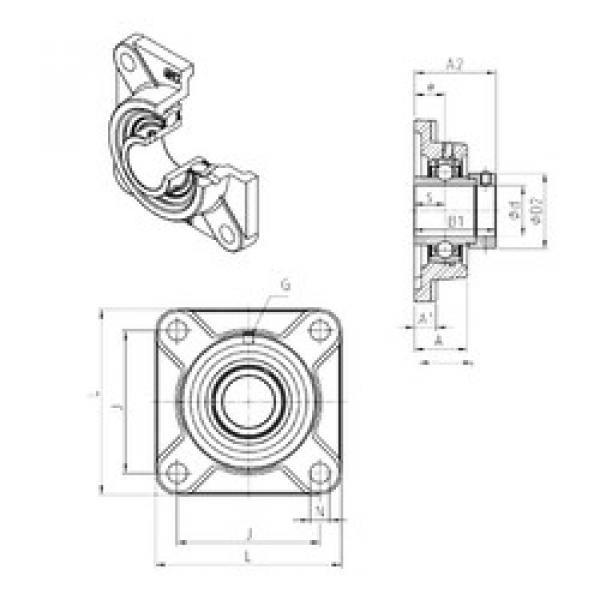 підшипник EXF207 SNR #1 image