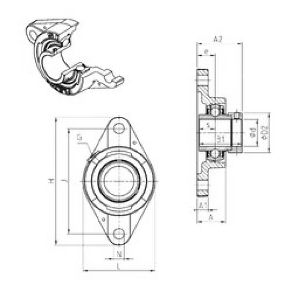 підшипник EXFLE205 SNR #1 image