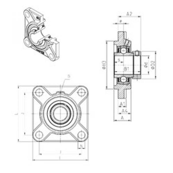 підшипник EXFS312 SNR #1 image