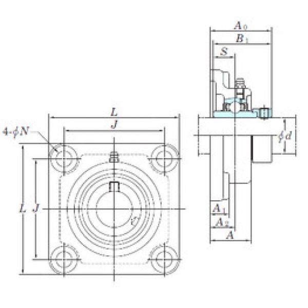 підшипник NANF202-10 KOYO #1 image