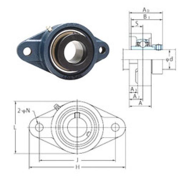 підшипник NANFL202-10 FYH #1 image