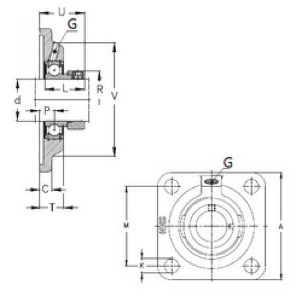 підшипник PCF30 NKE #1 image