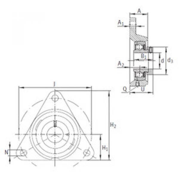 підшипник PCFTR12 INA #1 image