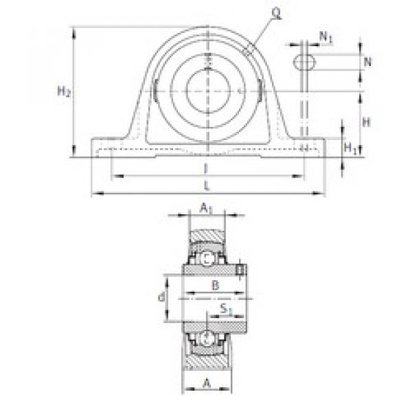 підшипник RAKY1-3/4 INA #1 image