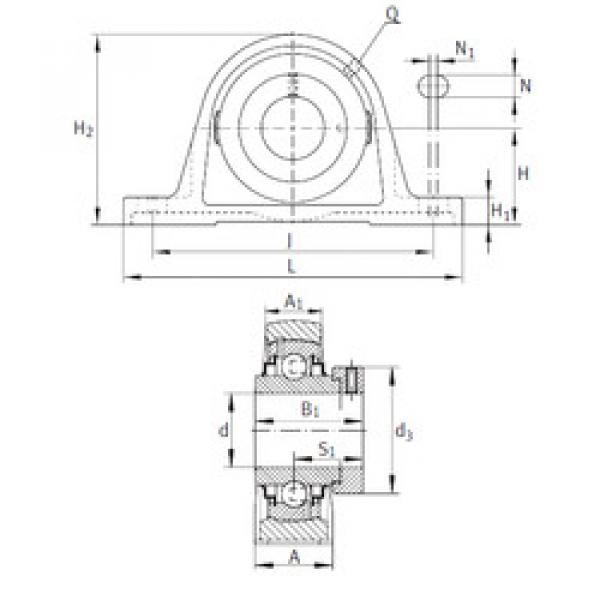 підшипник RASE3/4 INA #1 image