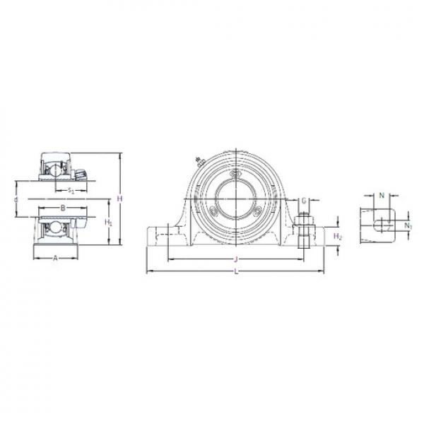 підшипник SY 1.11/16 PF/AH SKF #1 image