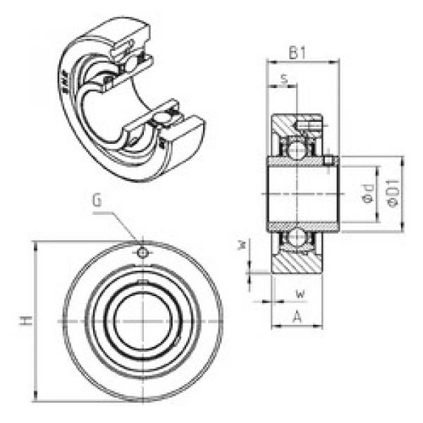 підшипник UCC202 SNR #1 image