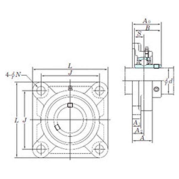 підшипник UCF320-64 KOYO #1 image