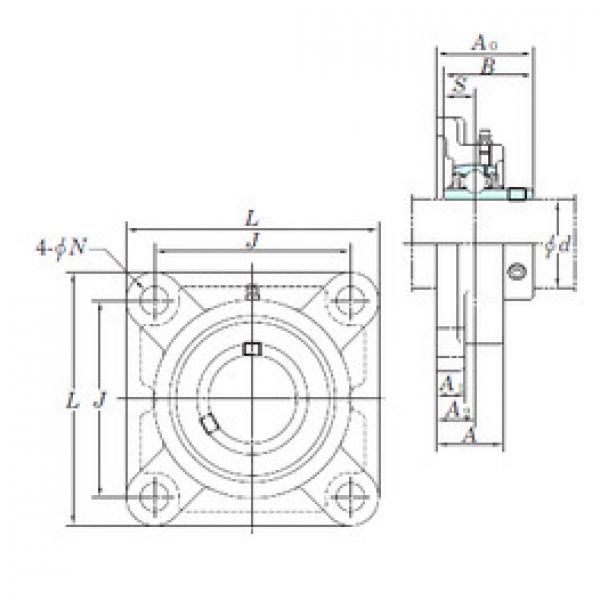 підшипник UCF212-36E KOYO #1 image