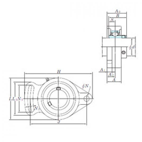 підшипник UCFA209-28 KOYO #1 image