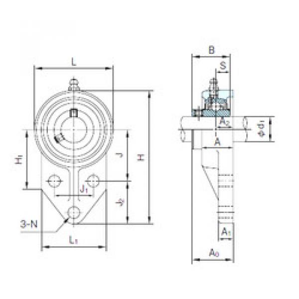 підшипник UCFK202 NACHI #1 image