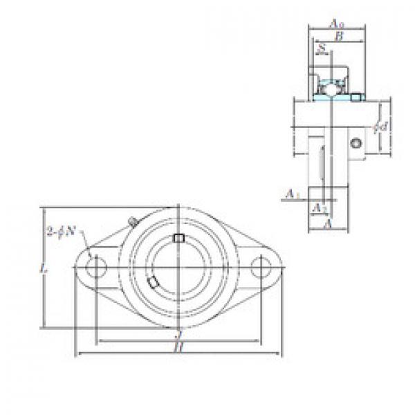 підшипник UCFL308 KOYO #1 image