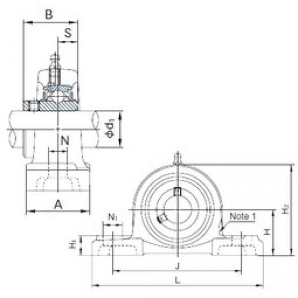 підшипник UCP212 NACHI #1 image