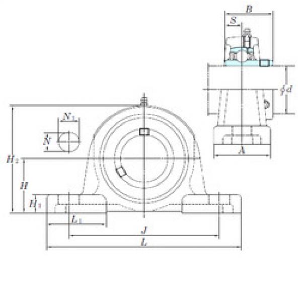 підшипник UCP207-20 KOYO #1 image