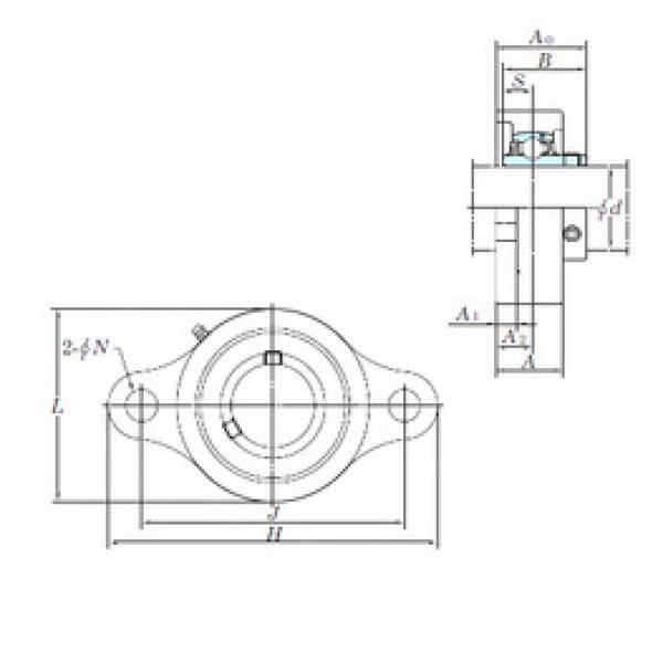 підшипник UCSFL205H1S6 KOYO #1 image