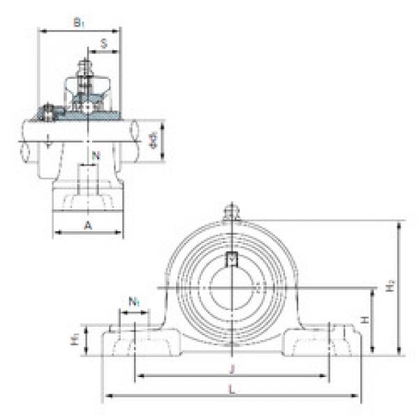 підшипник UGP204 NACHI #1 image