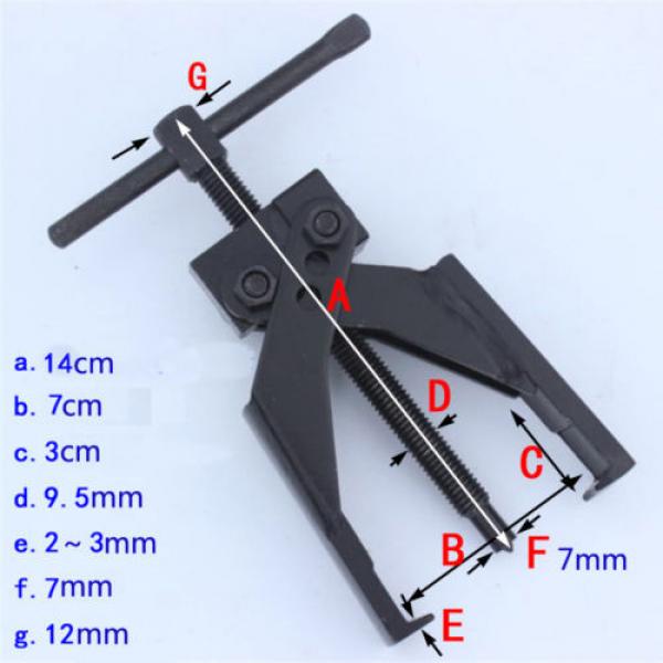 2 Jaws Cross-Legged Gear Bearing Puller Extractor Tool Up to 70mm Vanadium Steel #5 image