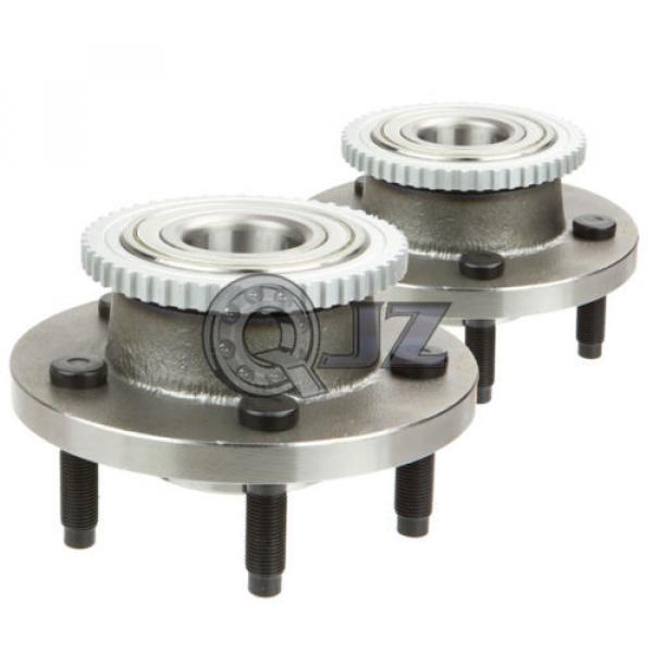 2x 97-02 Lincoln Town Car Front Wheel Hub Bearing w/ 5 Stud ABS Sensor 98 99 00 #1 image