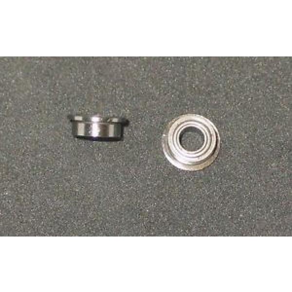 10 PC SLOT CAR AXLE BALL BEARINGS  Flanged 1/24 SLOTCAR FR144 ZZ 1/8x1/4x7/64 &#039;&#039; #5 image