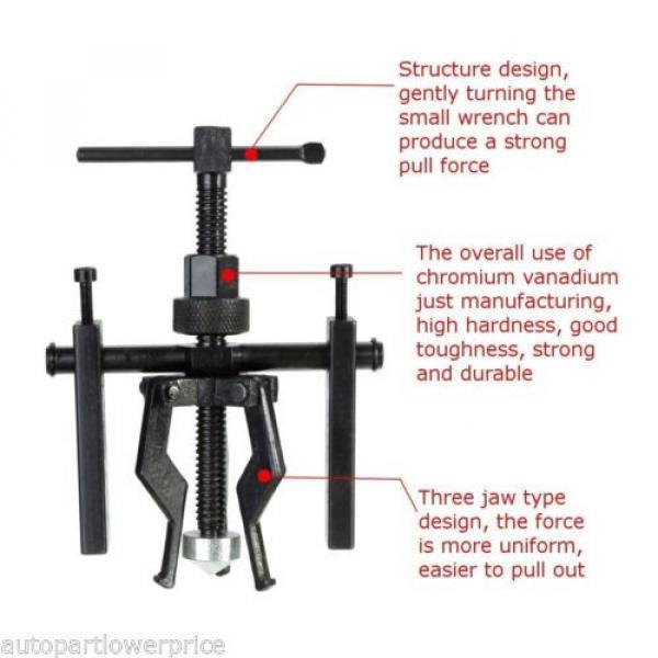 Pilot Bearing Puller 3-Jaw Gear Extractor Engine Go Cart Install  Removing Tool #4 image