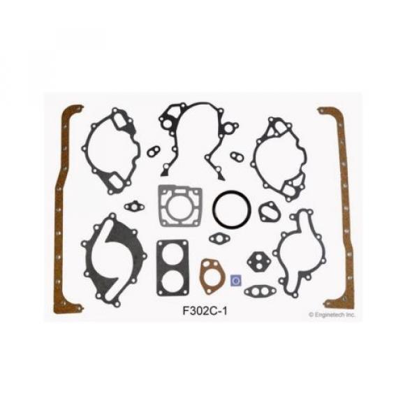 FORD CAR HO 302 5.0L  87-90 PREMIUM ENGINE REBUILD KIT PISTONS BEARINGS GASKETS #3 image