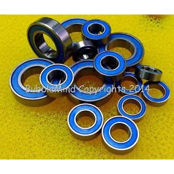 (BLUE) OFNA 1/10 LD3 4WD TOURING CAR Rubber Sealed Ball Bearing Bearings Set #5 image